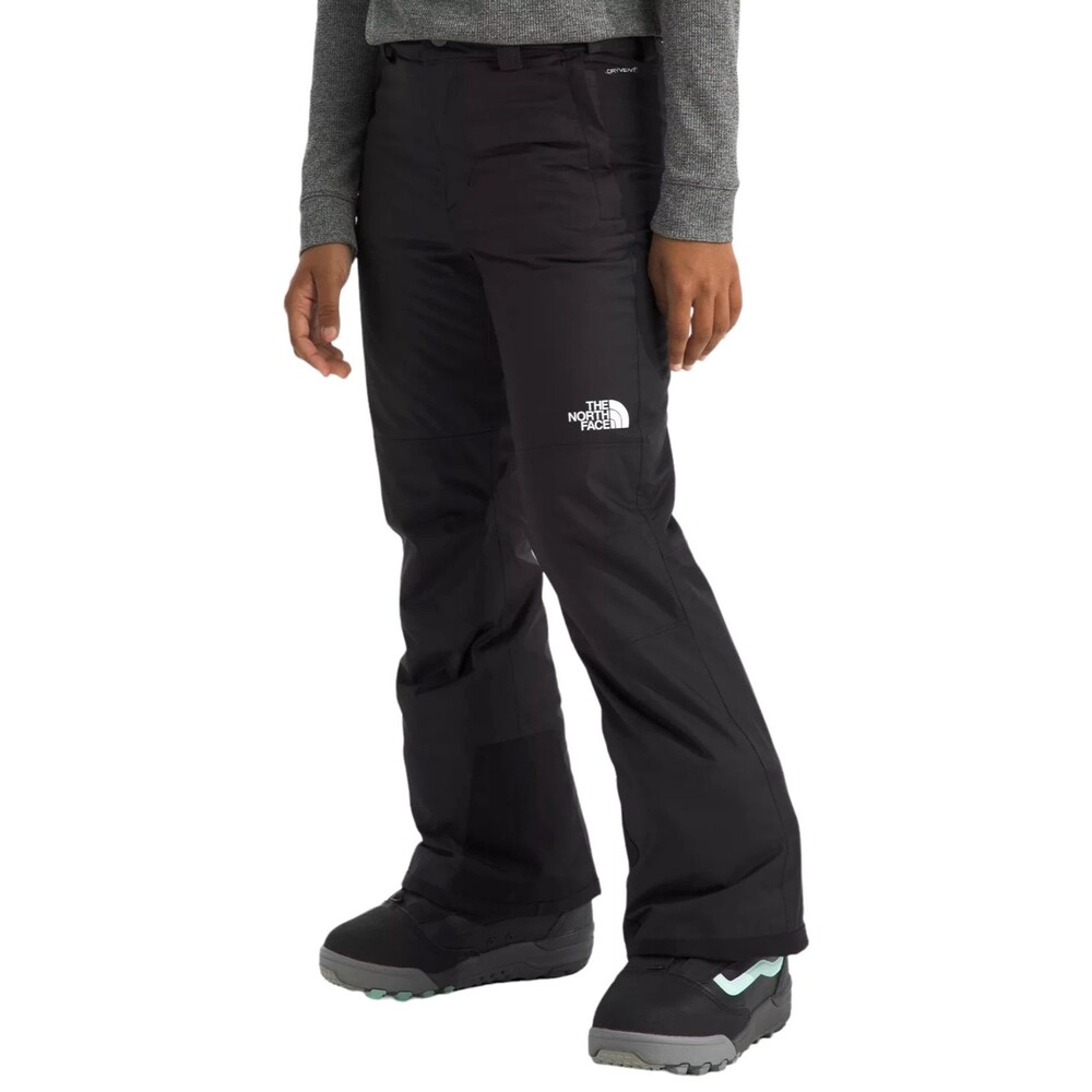 NEW The North Face Girls Freedom Insulated Snow Pants Black M 10 Ski Snowboard